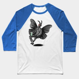 Mothman Loves Baha Blast Baseball T-Shirt